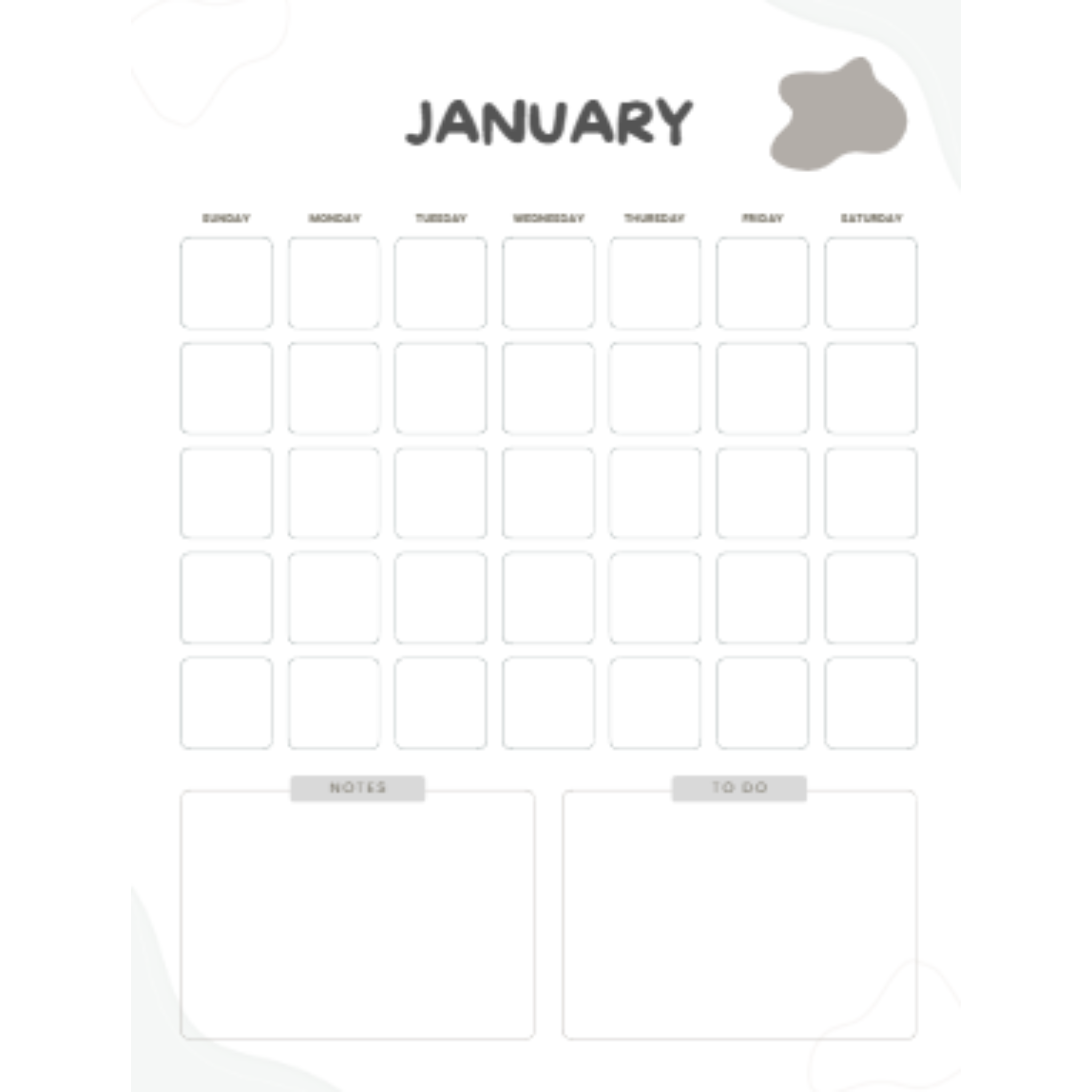 12 Monthly Calendar Bundle