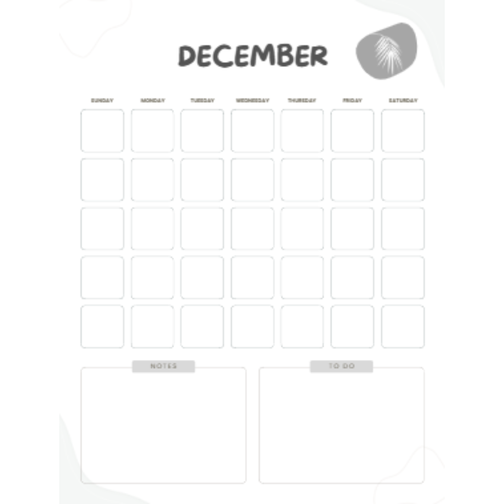 12 Monthly Calendar Bundle