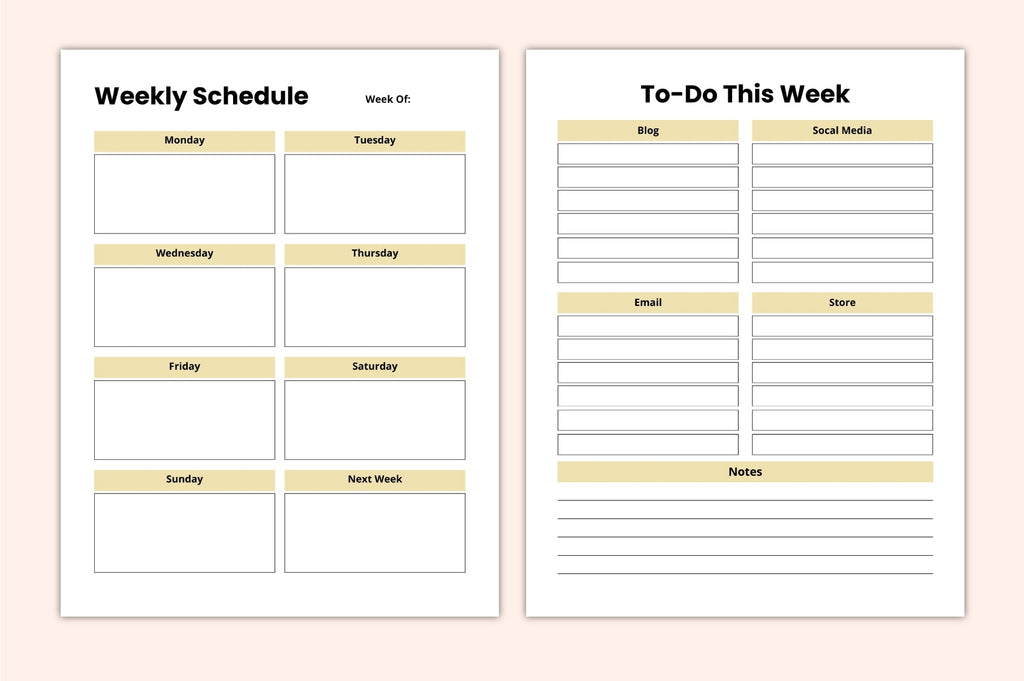 Online Business Launch Growth Planner