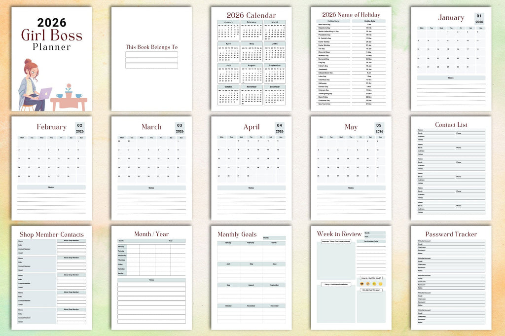 Girl Boss Planner