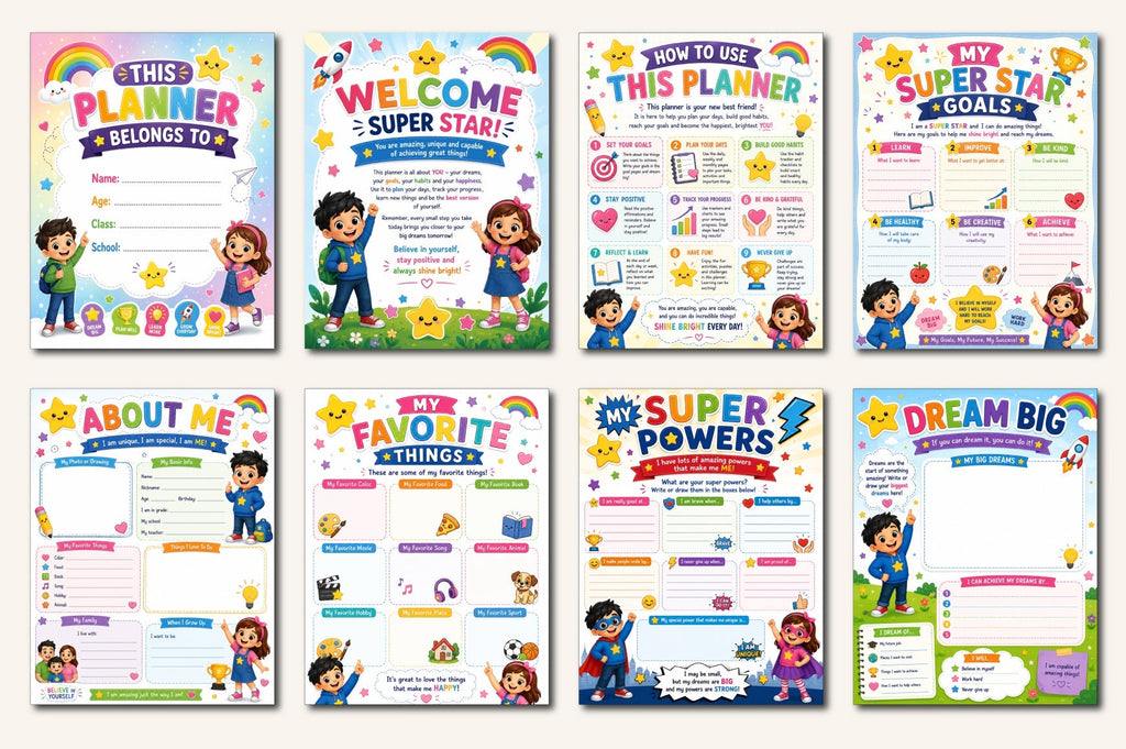 Super Star Kids Planner