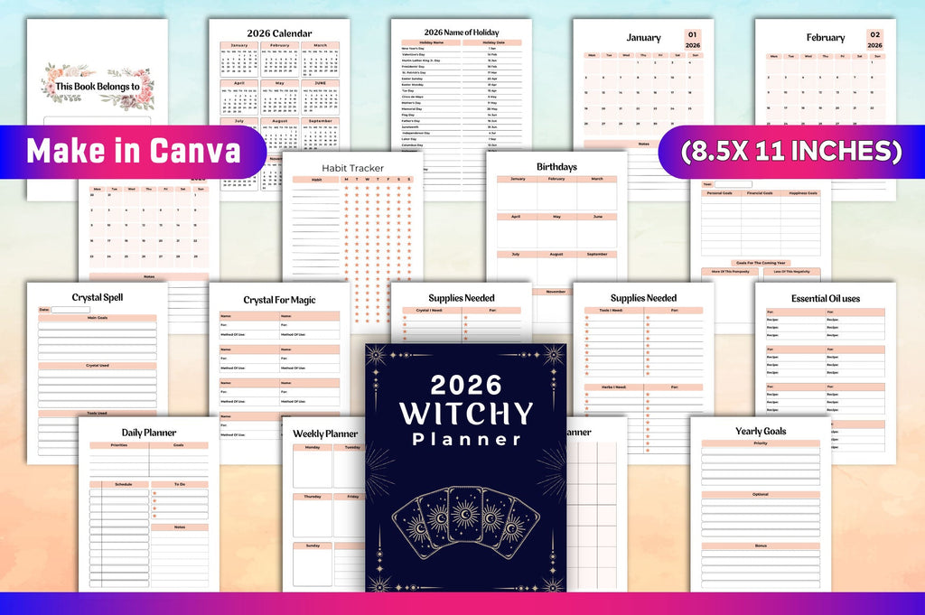 Witchy Planner: Mystical Organization Tool