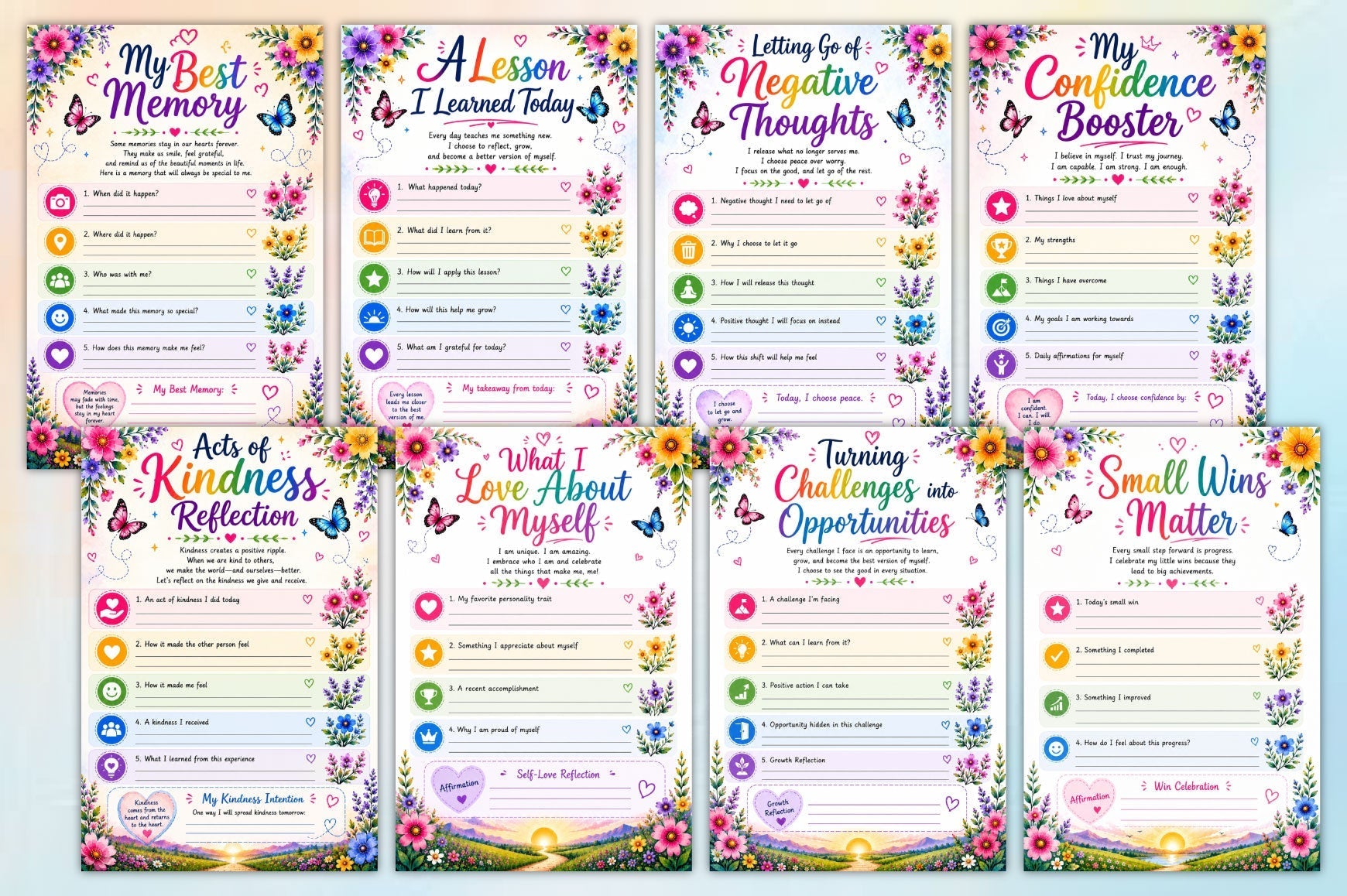 Positive Mindset Reflection Journal