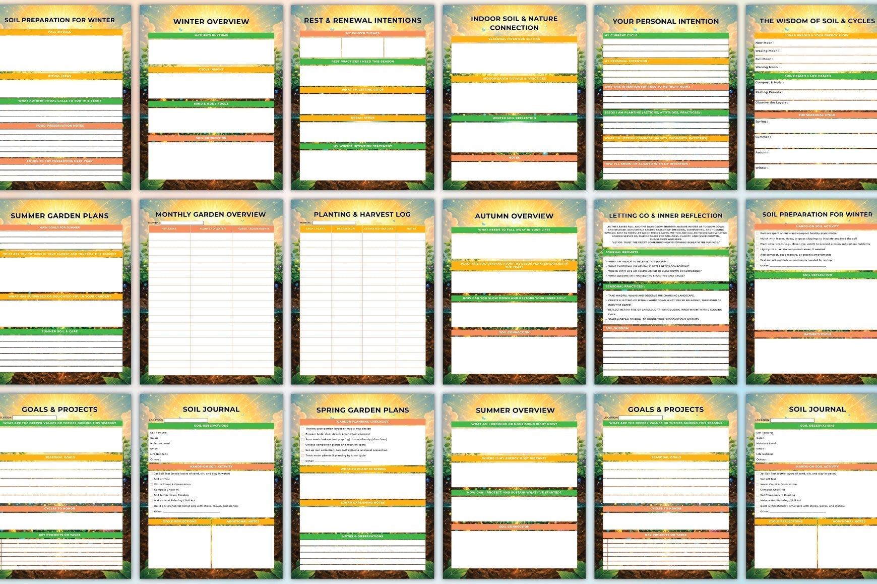 Cycles Soil Gardening Journal: Enhance Your Garden's Growth