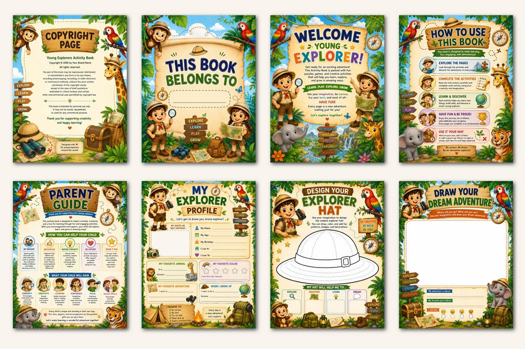 Young Explorers Activity Book