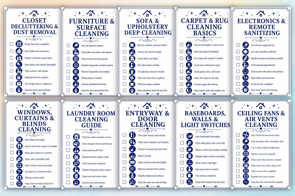 Deep Cleaning Step By Step Guide