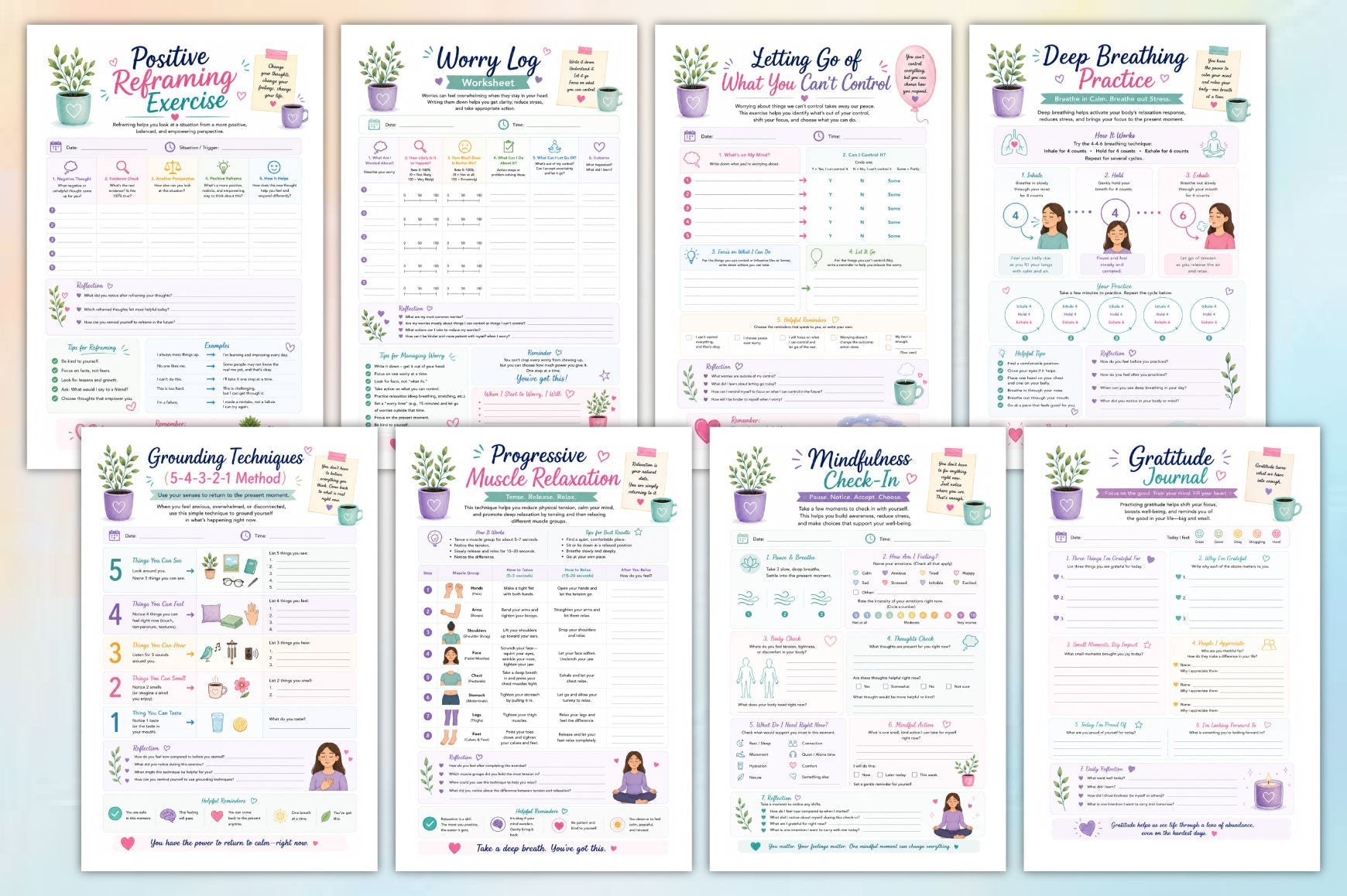 Adult Anxiety Management Workbook