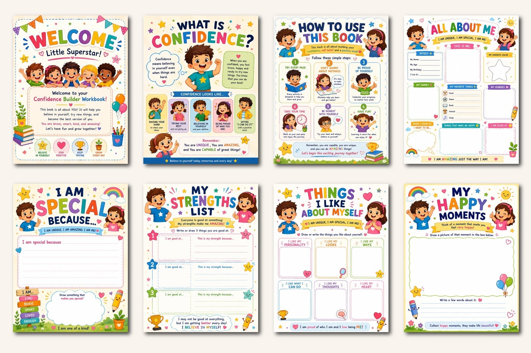Kids Confidence Builder Workbook