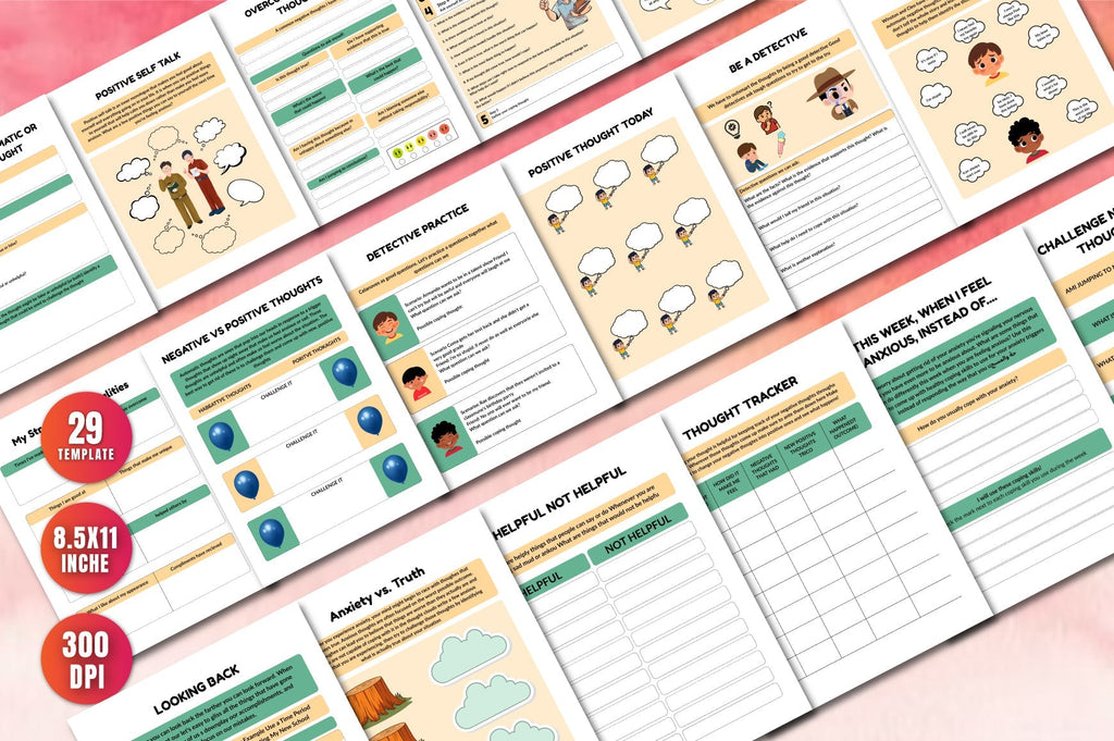 Challenging Negative Thoughts: CBT Planner