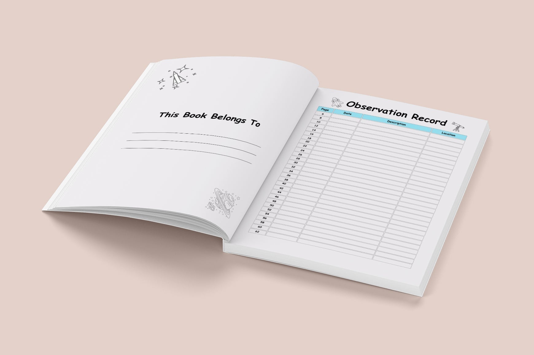 Kids Astronomy Observation Planner
