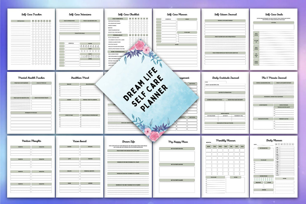 Dream Life Self Care Planner