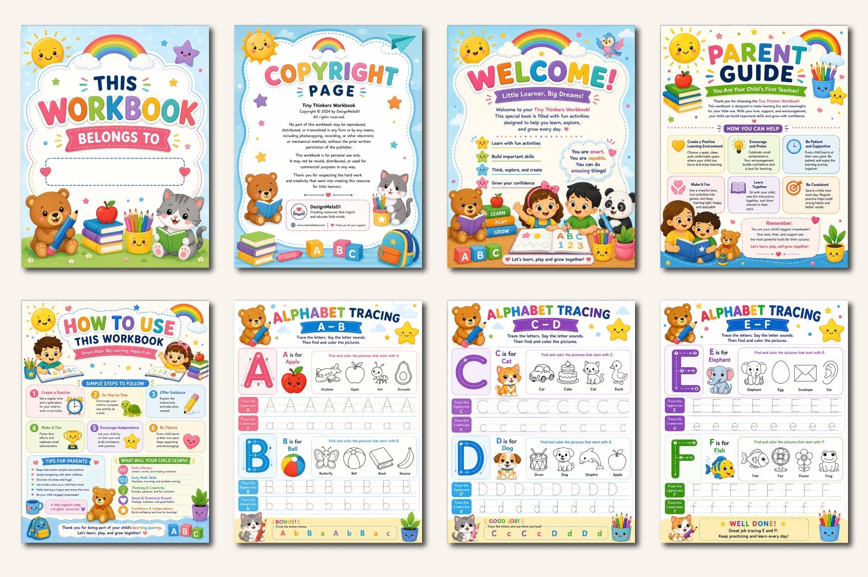 Tiny Thinkers Workbook