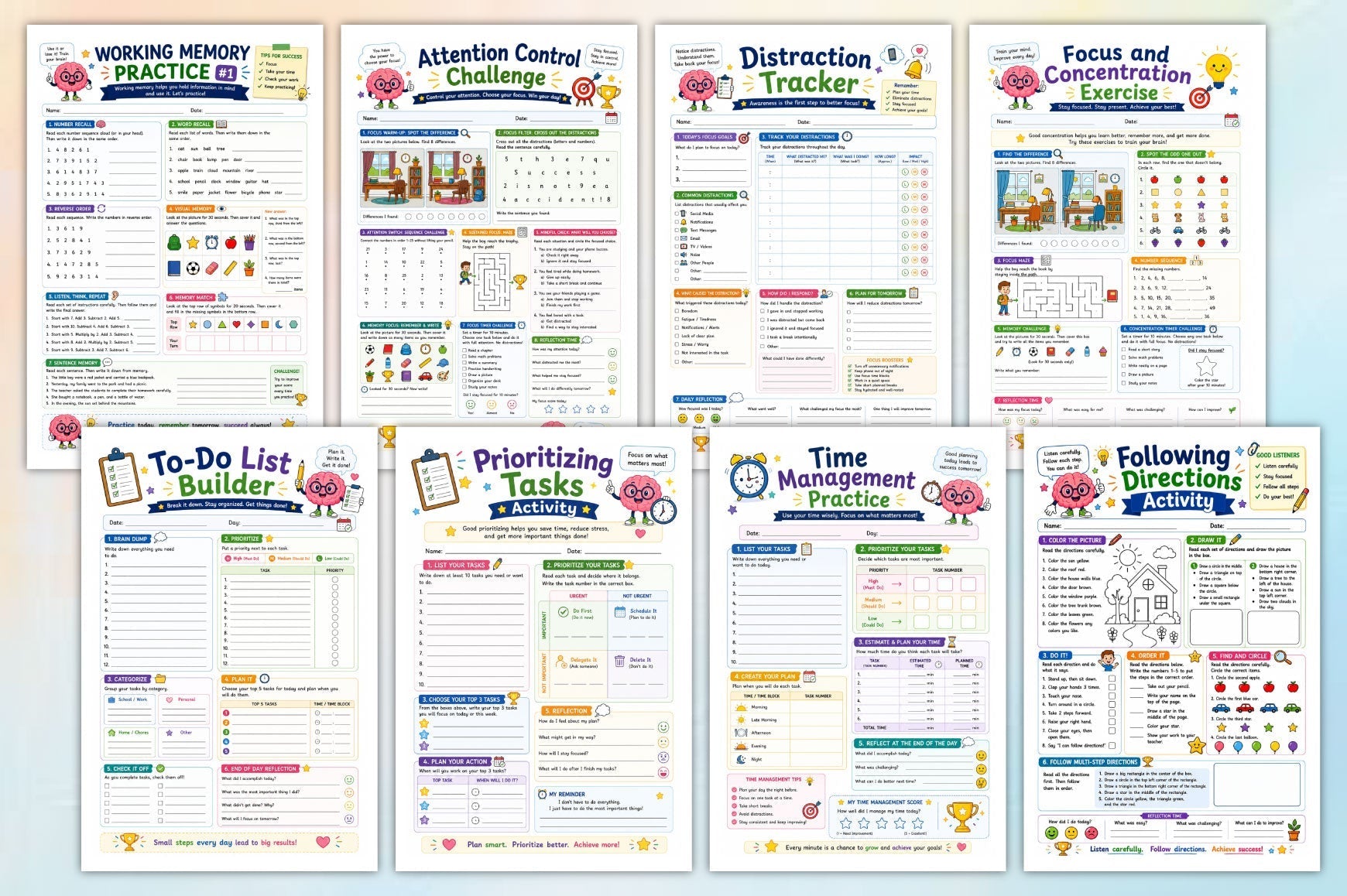 Executive Function Success Workbook
