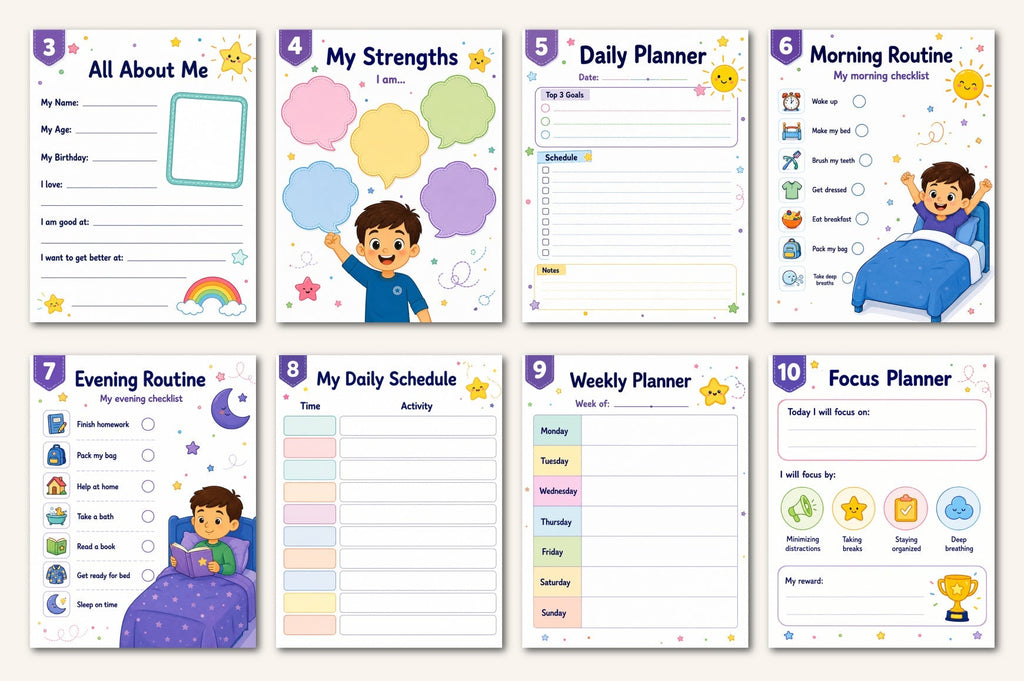 Adhd Kids Planner