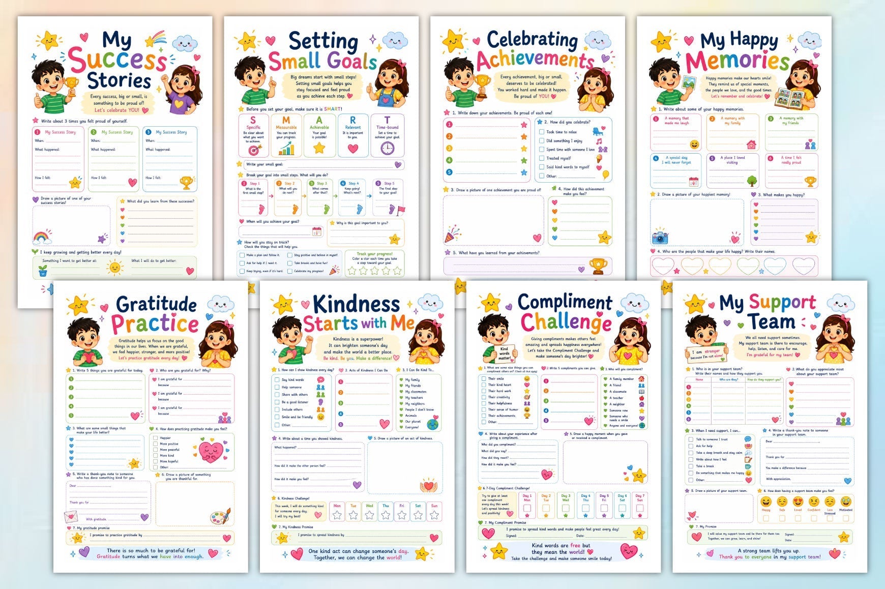 Self Esteem Activities For Kids