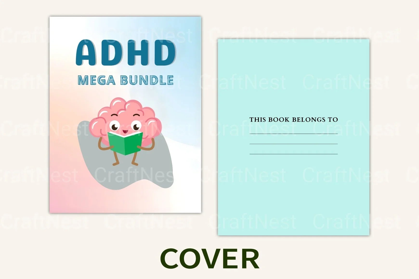 ADHD Mega Comprehensive Insights and Solutions planner and resource worksheets