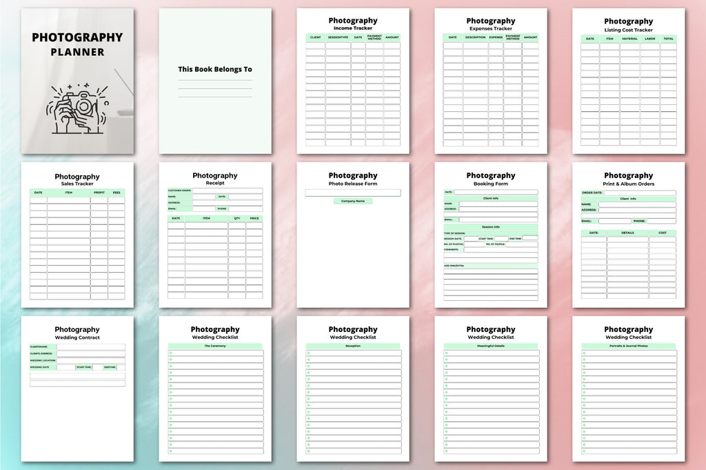 Photography Planner