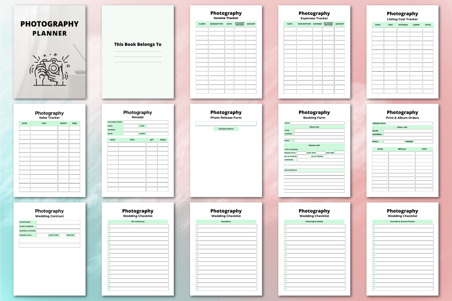 Photography Planner
