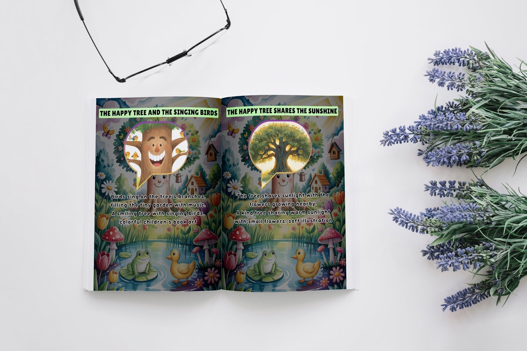The Happy Tree in the Tiny Garden Book