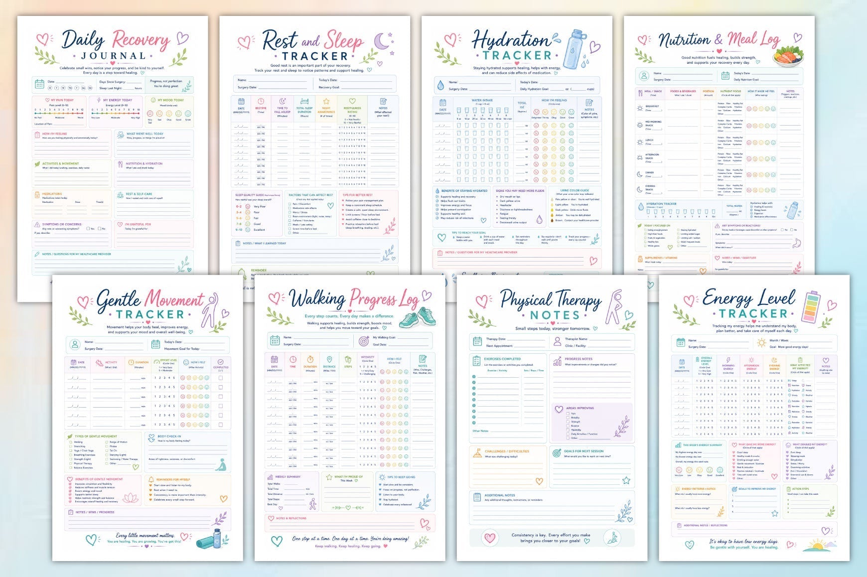 After Surgery Self Care Workbook