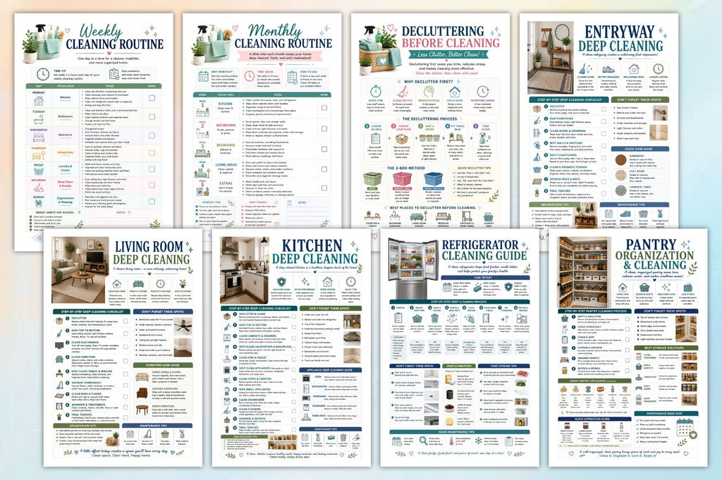 Complete Home Deep Cleaning And Planner