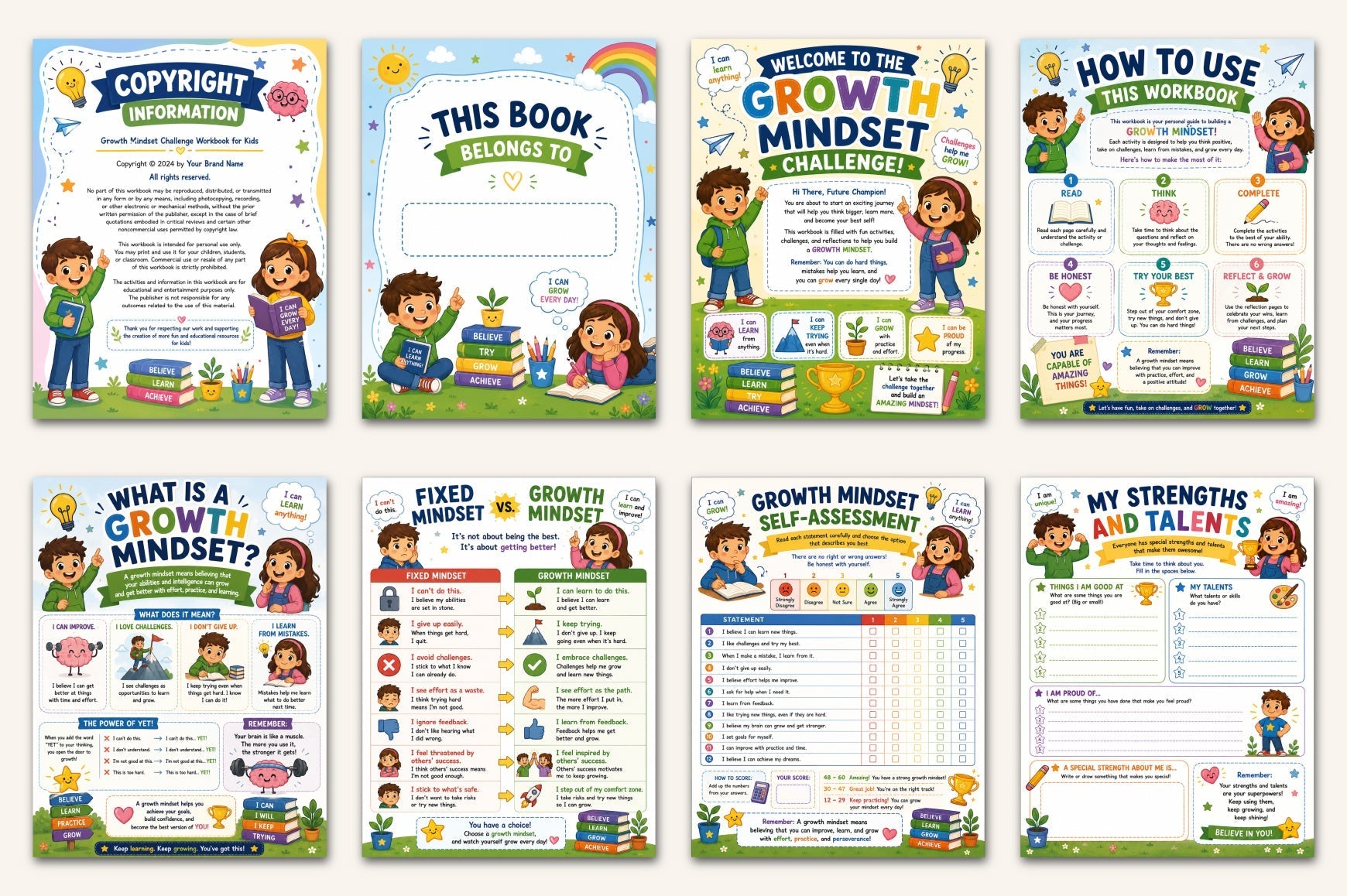 Growth Mindset Challenge Workbook