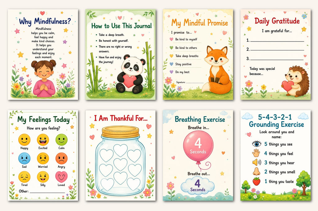 Kids Mindfulness Journal