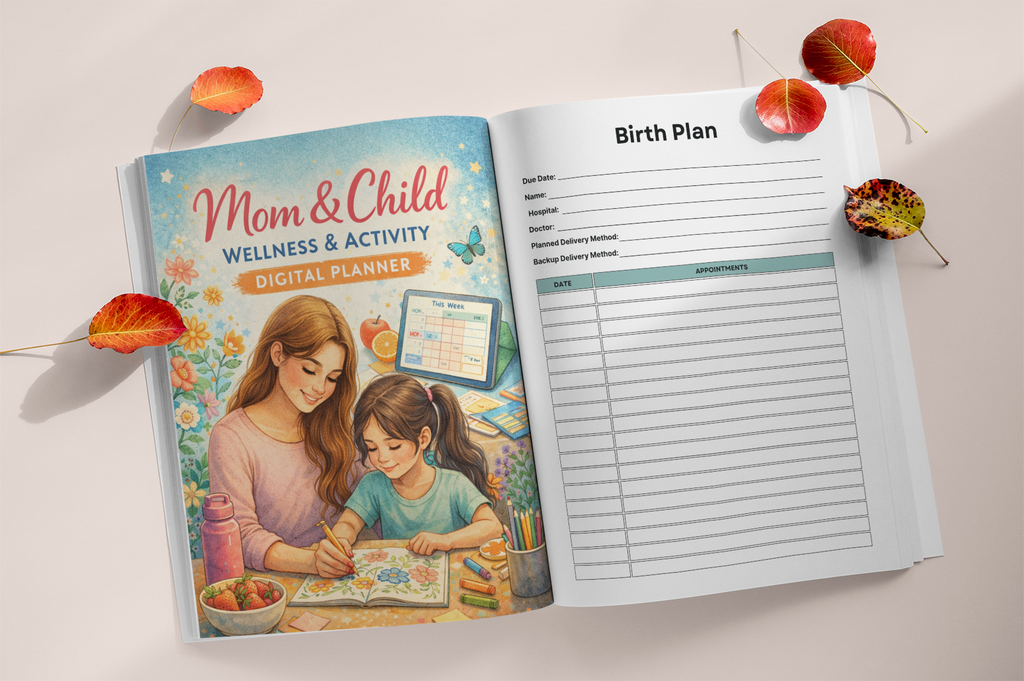 Mom Child Wellness Activity Planner