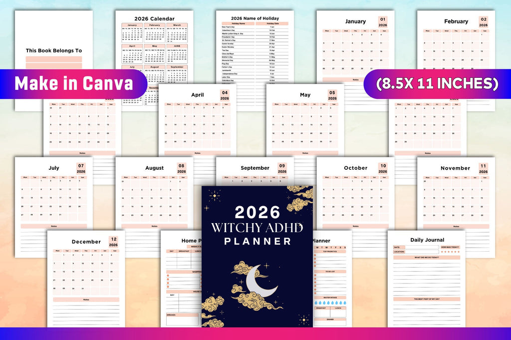 Witchy ADHD Planner