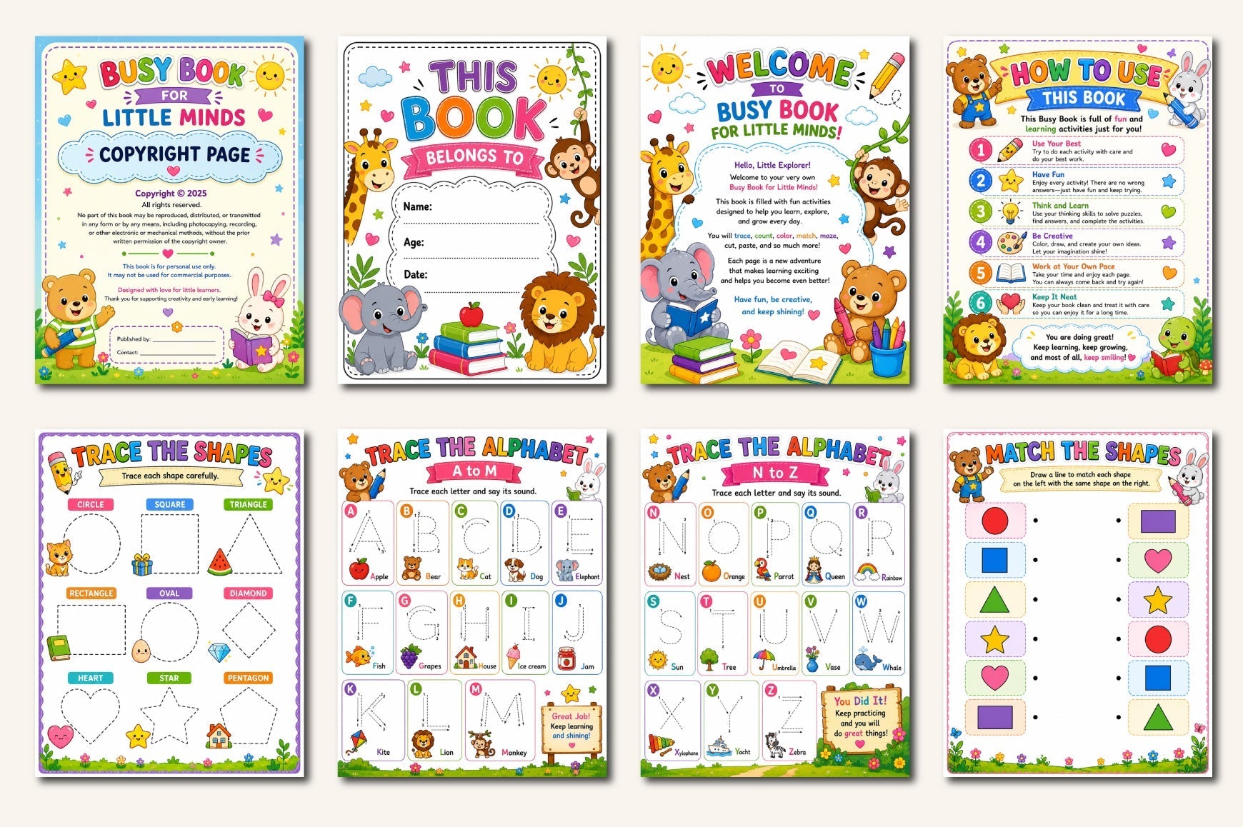Busy For Little Minds Book