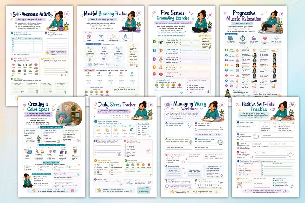 Calming The Busy Mind For Teens Workbook