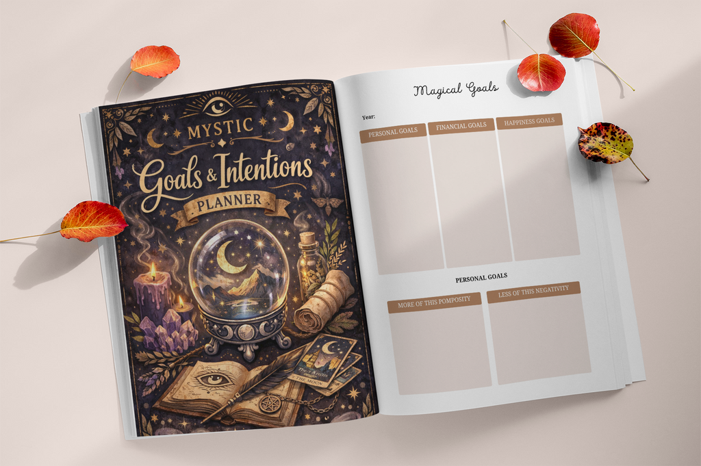 Mystic Witchy Goal Intentions Planner