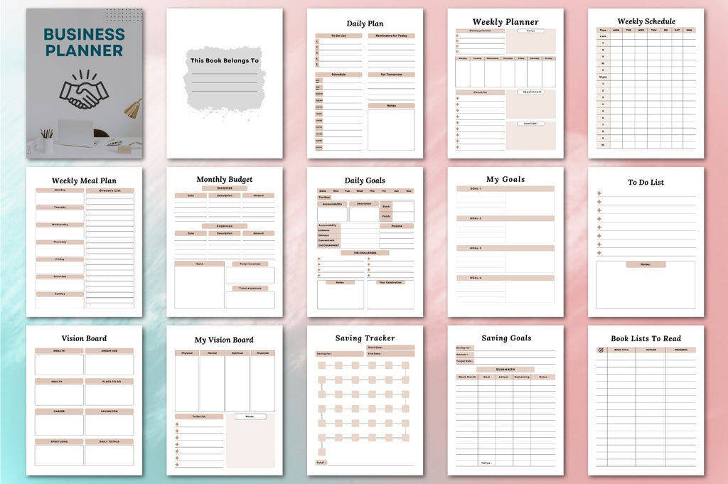 Business Planner Template