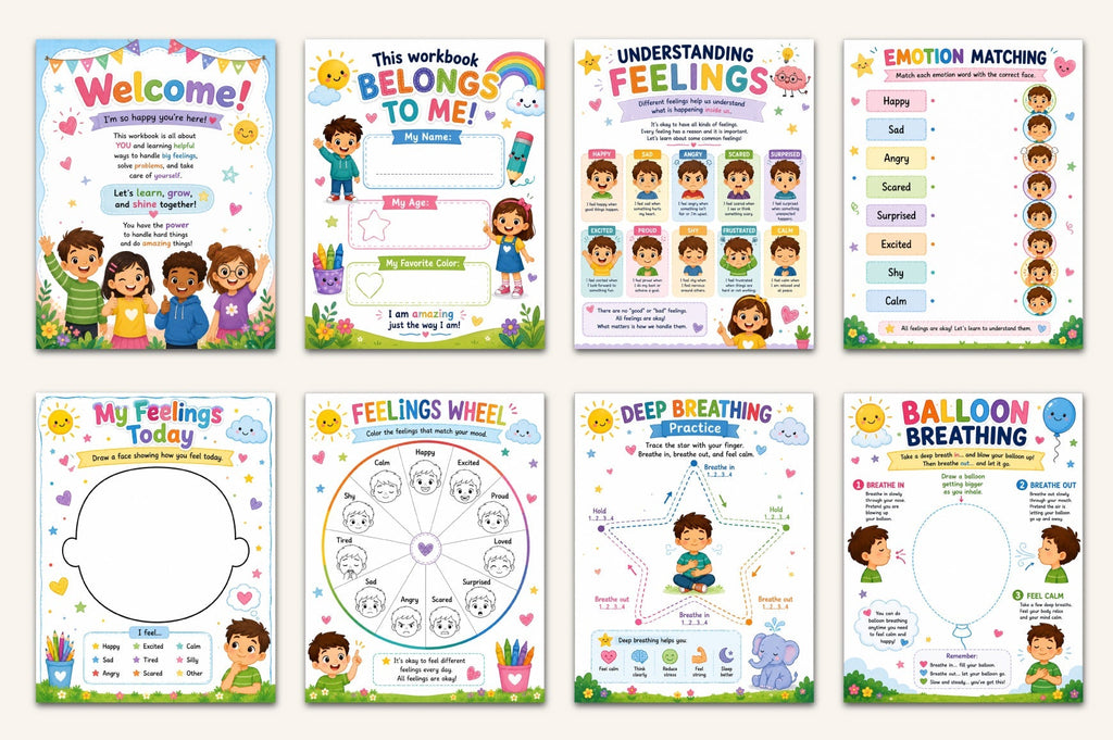 Coping Skills For Kids Workbook