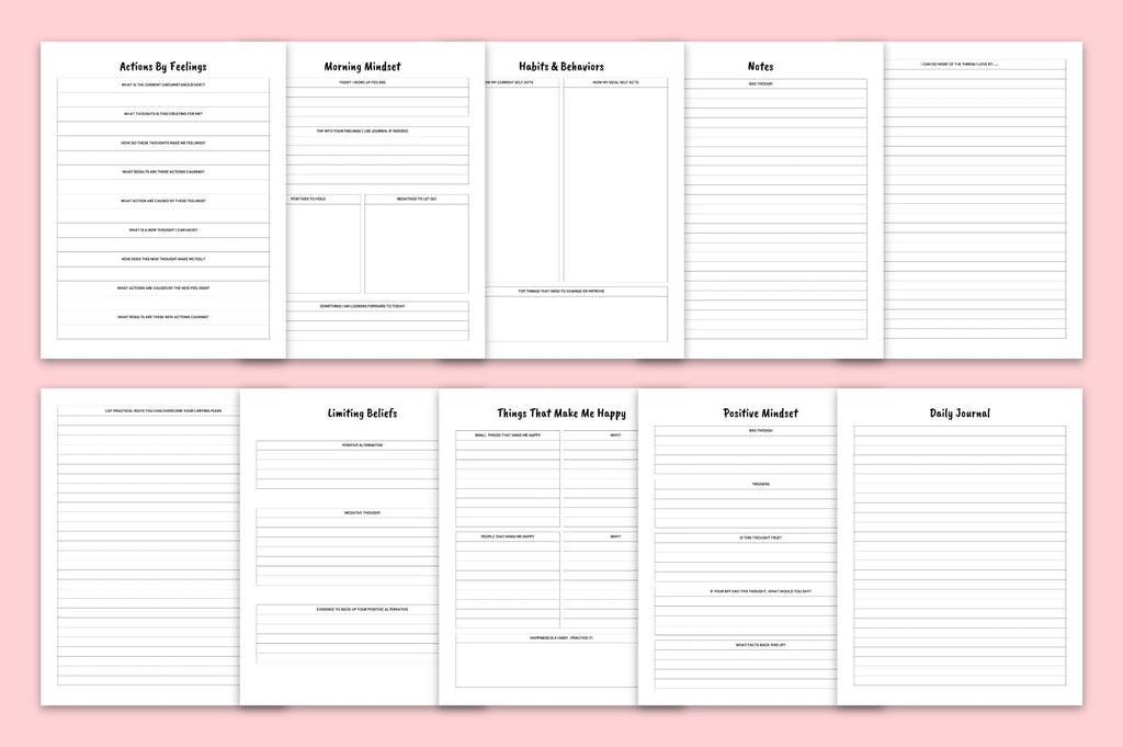 Positive Mindset Planner