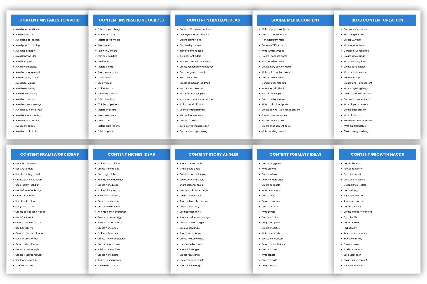 Content Marketing Prompts