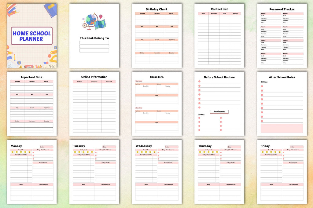 Home School Planner