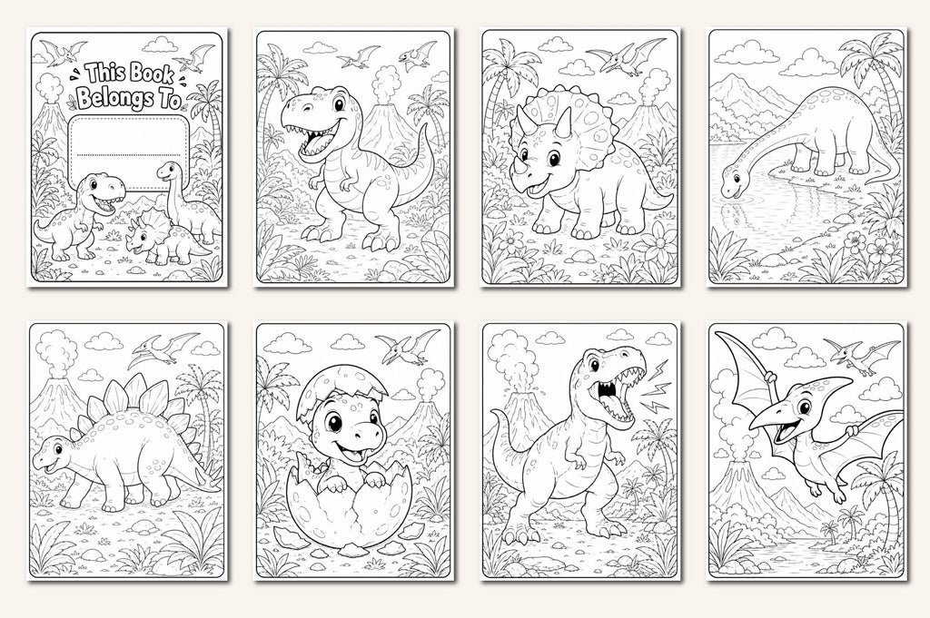 Dinosaur Coloring Adventure