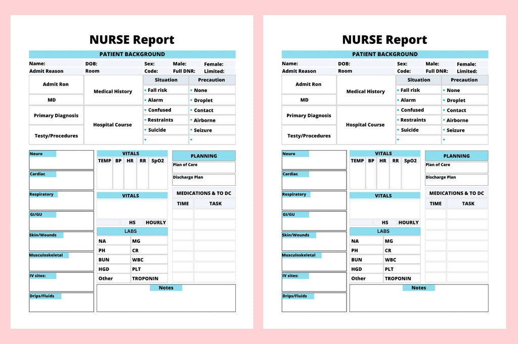 Nurse Report Planner