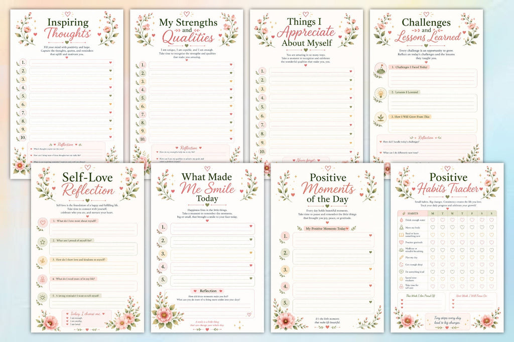 Positive Reflection Gratitude Journal