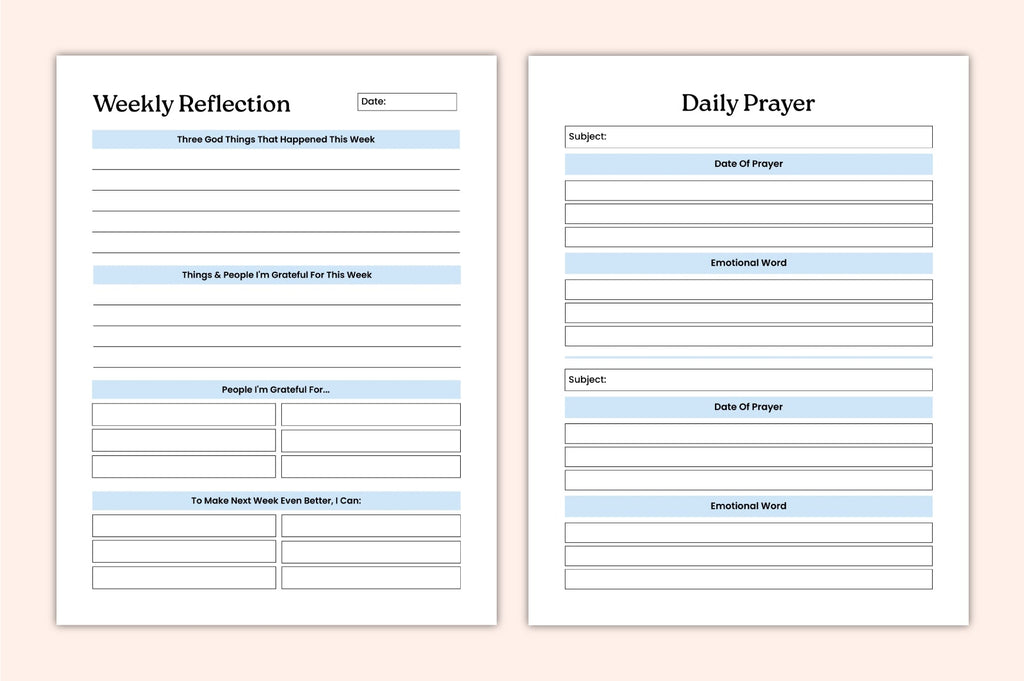 Reflection Prayer Journal