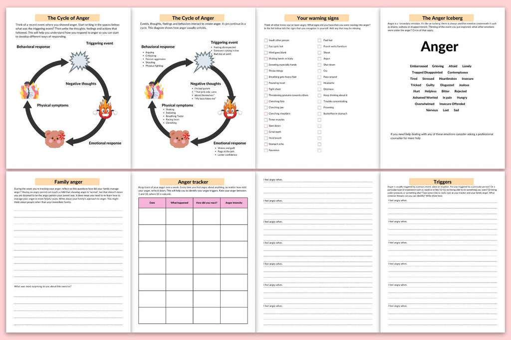 Anger Management Planner