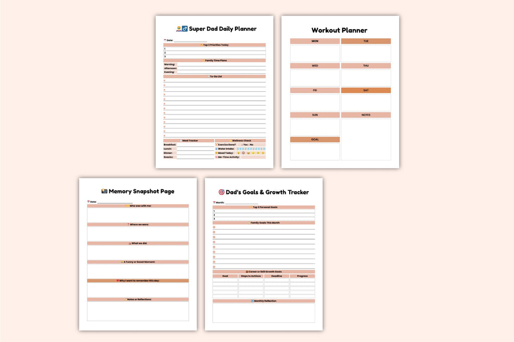 Best Dad Ever Planner