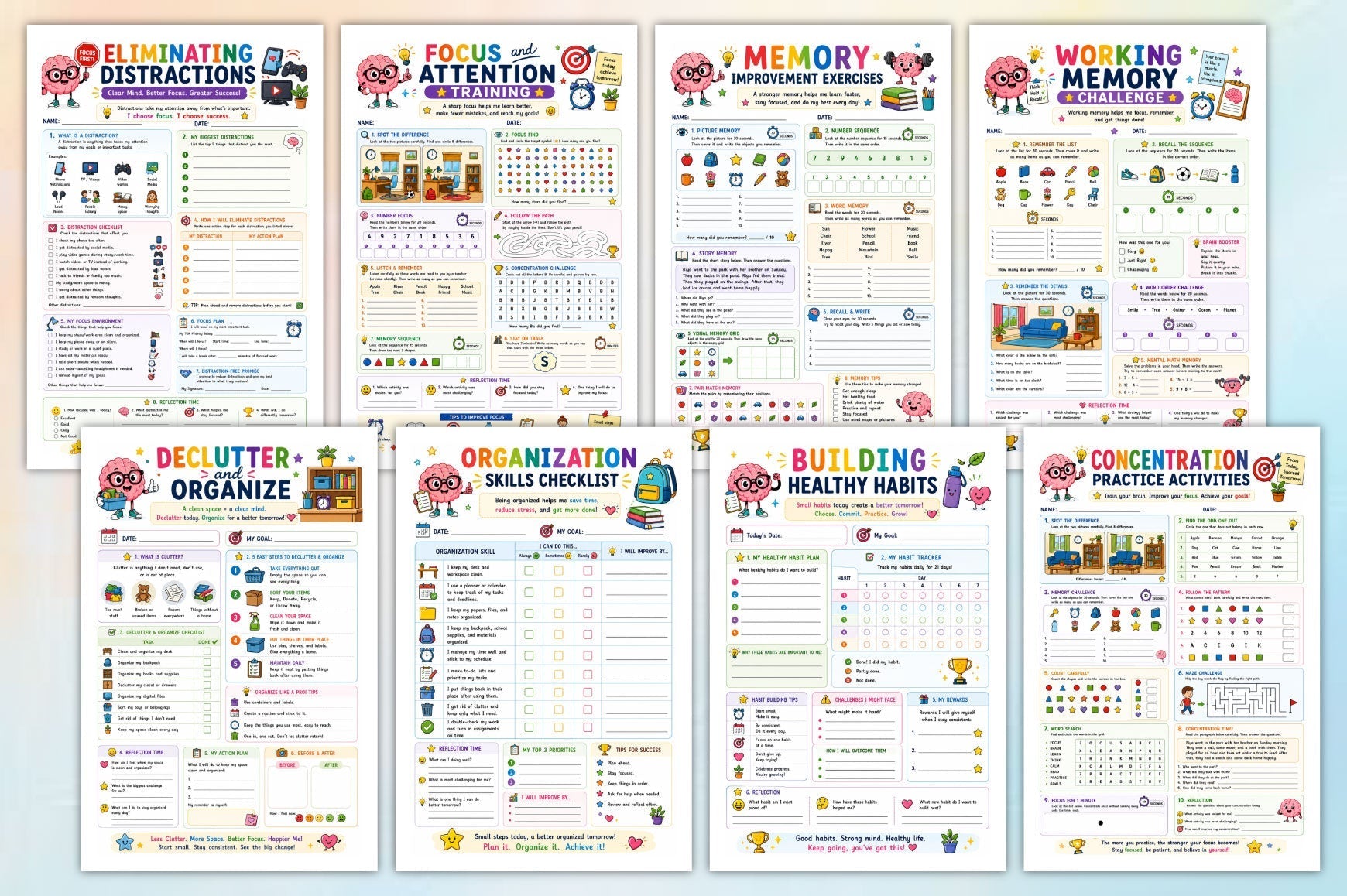 Executive Function Success Workbook