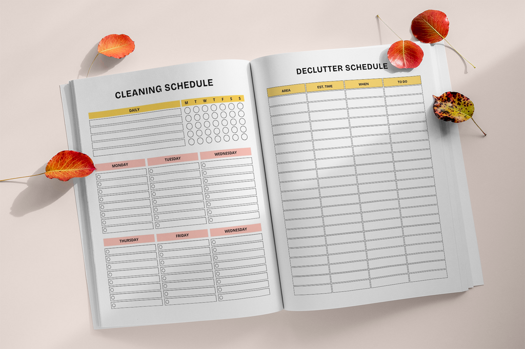 Home Organization Decluttering Success Planner