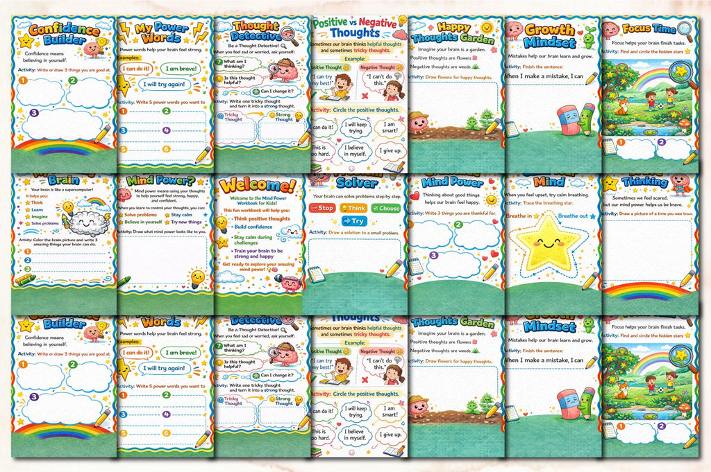 Mind Power for Kids Workbook