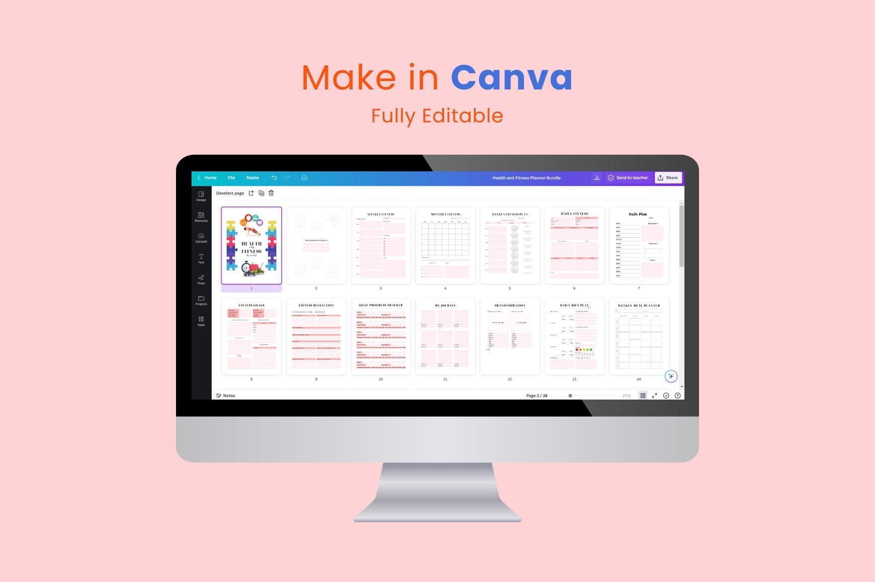 Health and Fitness Planner
