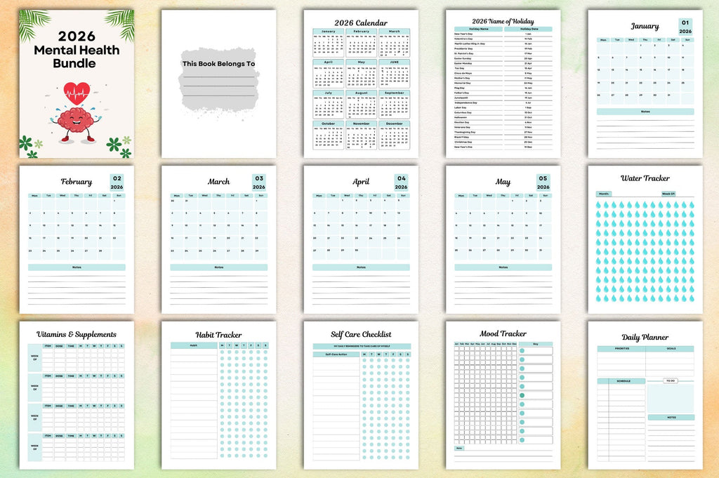 Mental Health Planner for Well-being