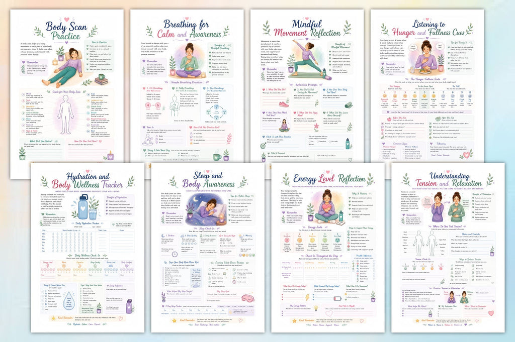 Body Mindfulness And Self Care Workbook