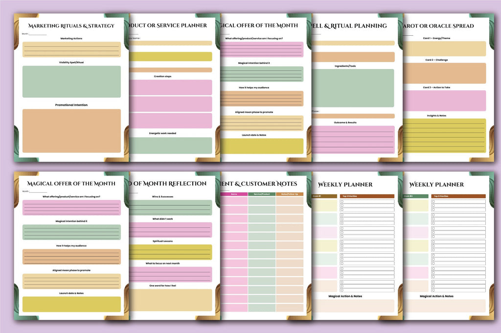 Witchcraft Business Mega Planner